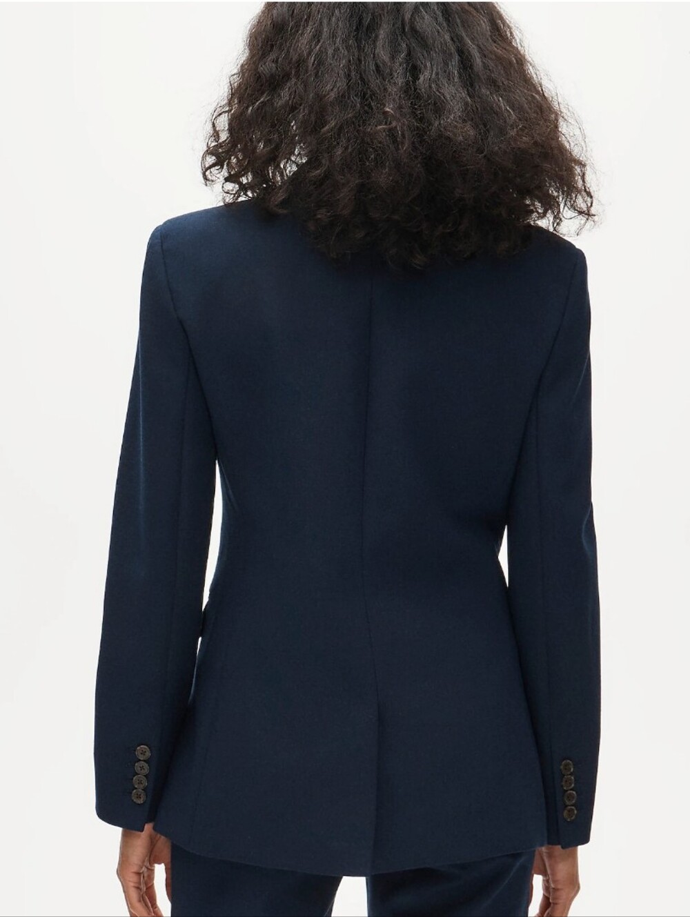 J Crew Madelyn blazer in four-season stretch Cc289 NEW! Size 8 Navy $258 Retail - Picture 3 of 9